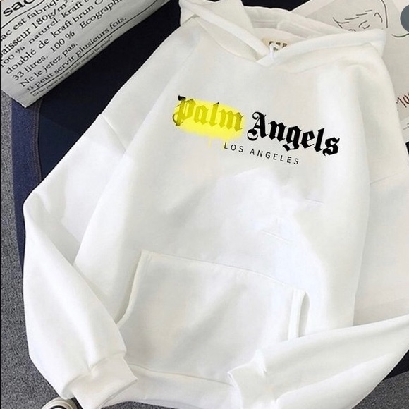 Palm Angels Brand printed Hoodies unisex classic pullover - Picture 6 of 9